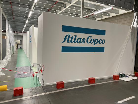 Atlas Copco Hoeselt - epoxygietvloer