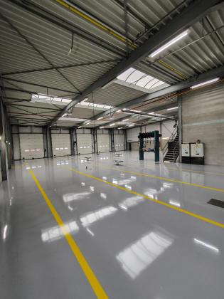 Gietvloer - werkplaats Vrasene