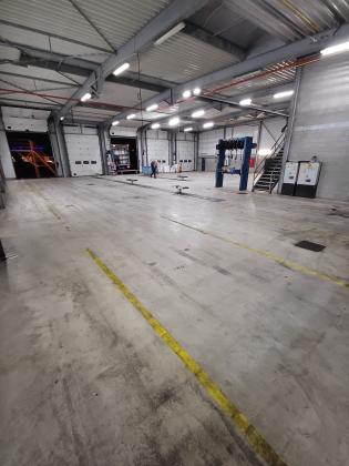 Gietvloer - werkplaats Vrasene