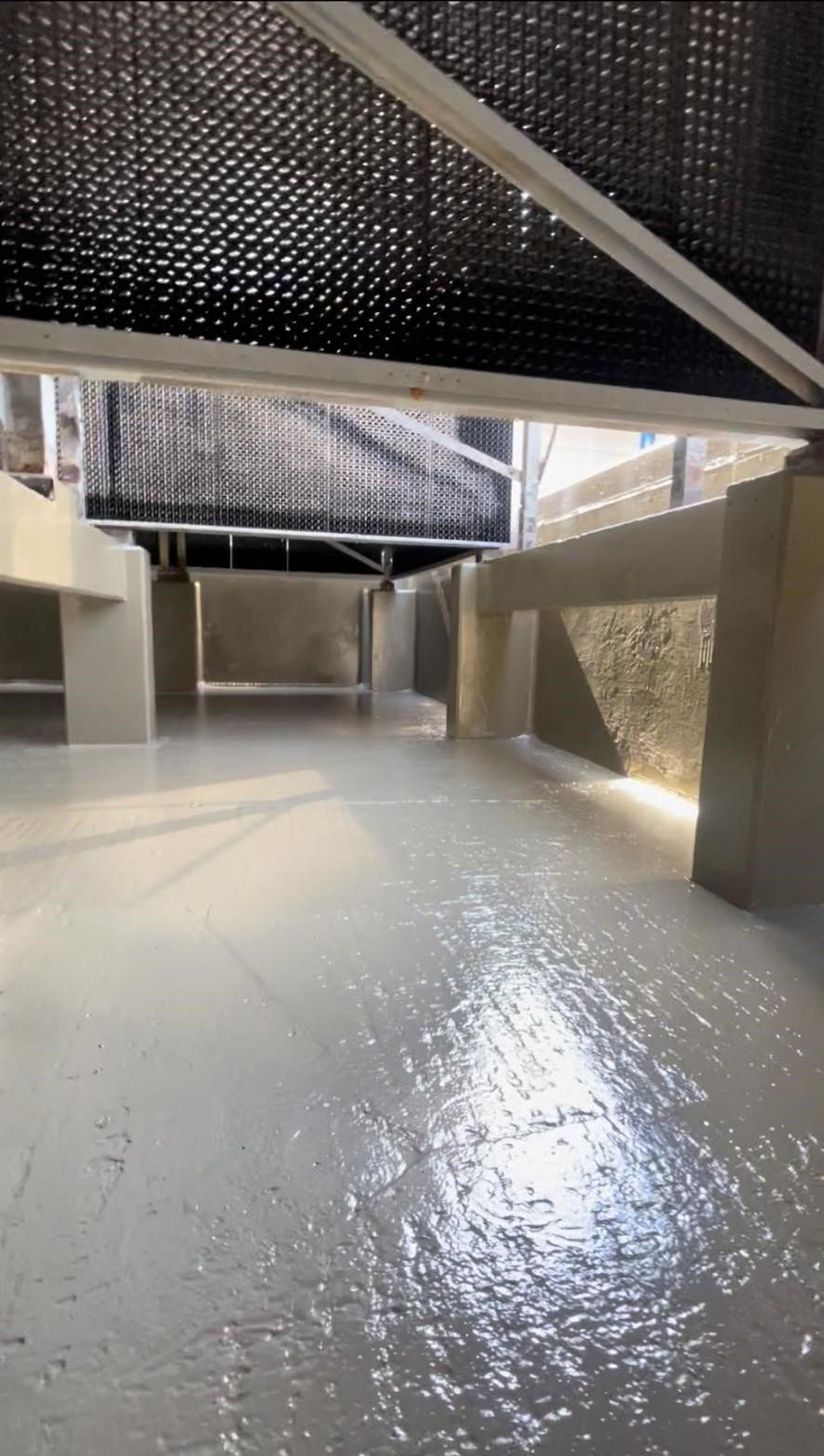 Anti corrosieve coating - Koeltorens Geel