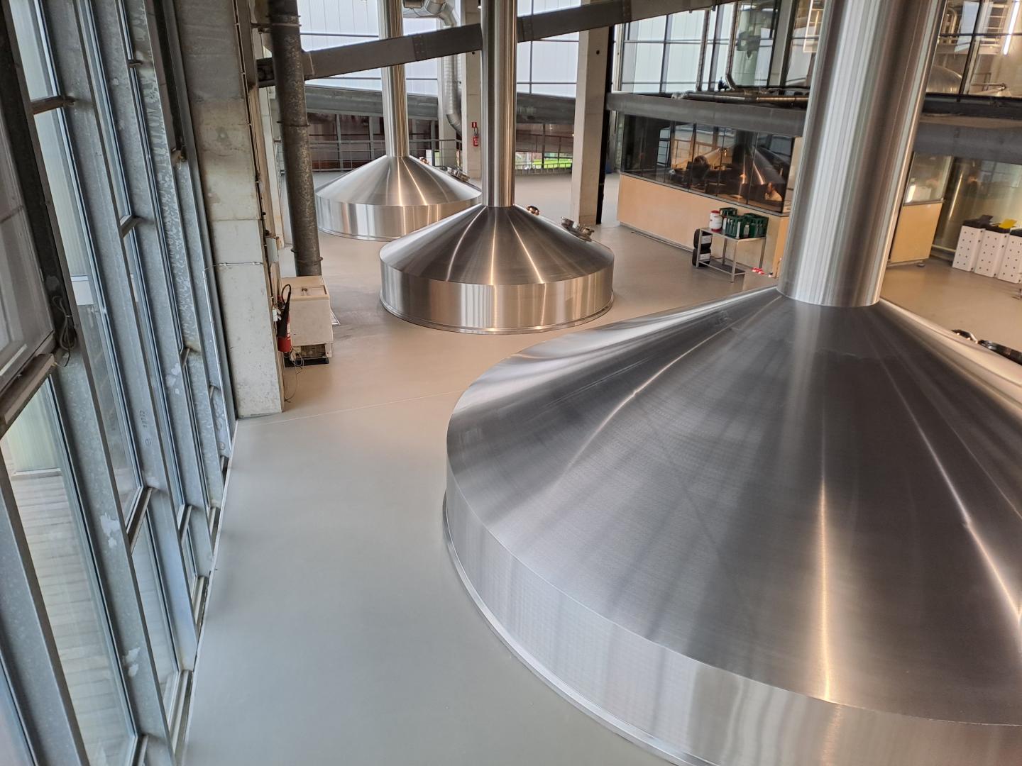 Ucrete vloer - Brouwerij Moortgat