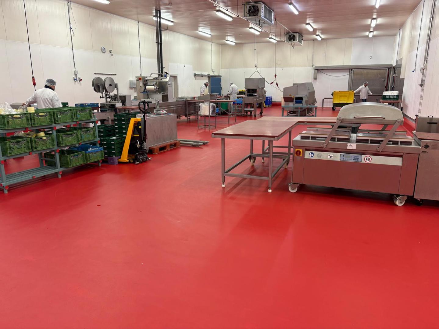 Gietvloer - vleesverwerkend bedrijf