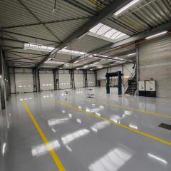 Gietvloer - werkplaats Vrasene